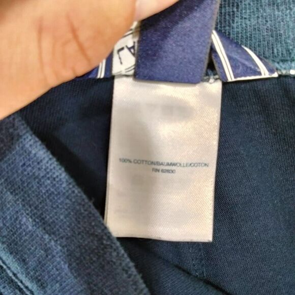 Lands End Tennis Skirt Women Size 12 Navy Blue Pull On Button Detail Solid Skort - Picture 7 of 9